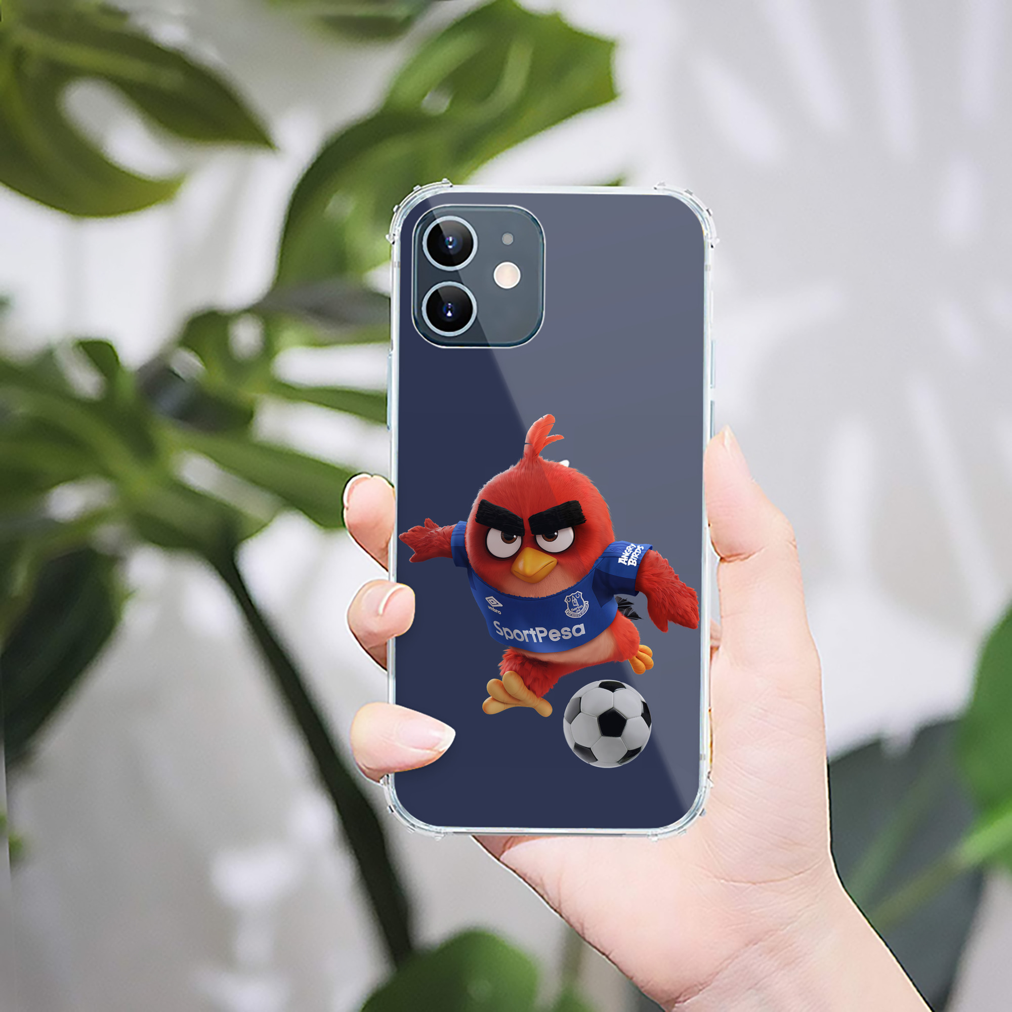（画像用） Angry Birds アングリーバード 【iPhone 12シリーズ対応】透明スマホケース（クリアソフトケース）